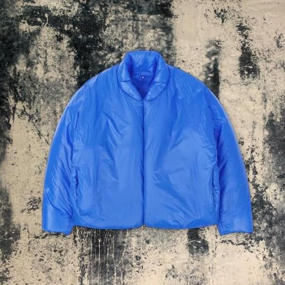 YZY Gap Blue Round Puffer Jacket Size XL - Picture 1 of 3